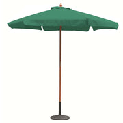 OMBRELLONE FANTASY CON TELO VERDE SCURO 2.5 MT