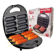 Trade Shop - Piastra Elettrica Antiaderente Multifunzione 750w Calore Uniforme Per Corn Dog Hot Dog -