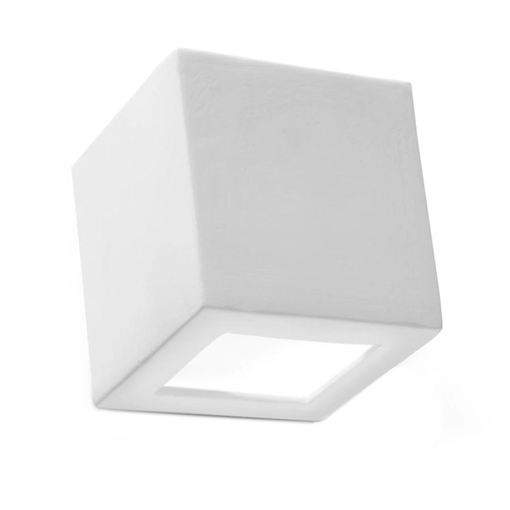 Applique ceramica bianca REGULO Pure Lume E27 15cm IP20