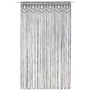 Tenda Macramè Antracite 140x240 cm in Cotone 323994