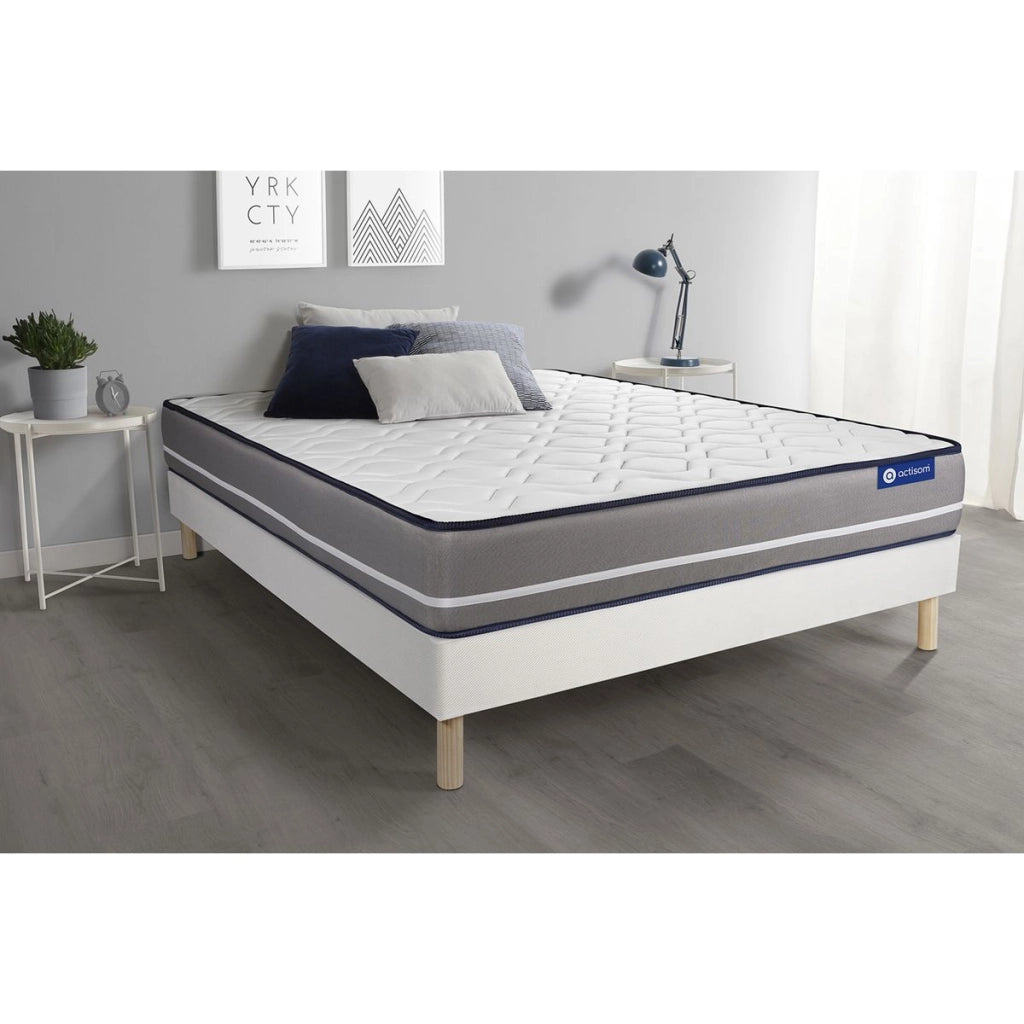 Kit rete e materasso matrimoniale Actimemo pur 80x200cm - Spessore : 20cm- memory foam - rigido