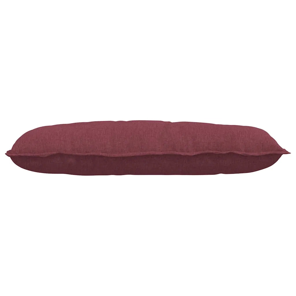 Cuscino per Schiena Rosso Vino 100 x 19 x 50 cm Tessuto 42014747
