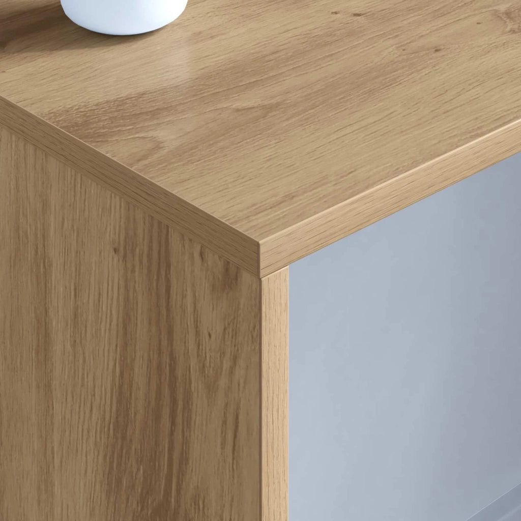 Scrivania a parete Rovere artigianale 100 x 45 x 30 cm 891407