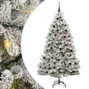 Albero di Natale | Decorazioni natalizie artificiale con 300 LED Verde e Bianco 210 cm