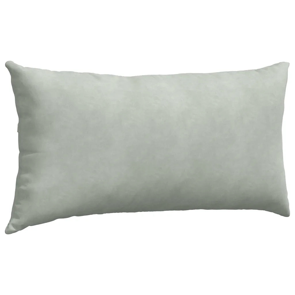 Cuscini da Divano 2 pz-Set di 2 Cuscini per Sofa Grigio chiaro 80 x 40 cm 332697