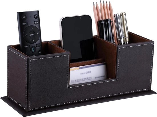 Struttura in legno multifunzionale per segreteria in legno marrone - Accessorio per ufficio
