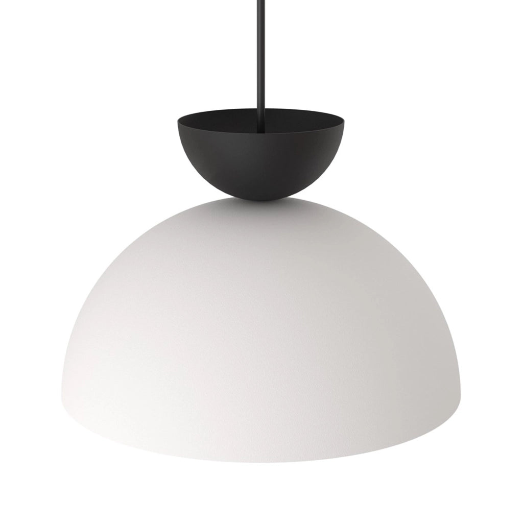 Lampadario Minimal Efesto Acciaio Bianco Nero 1 Luce Gx53 Ip20