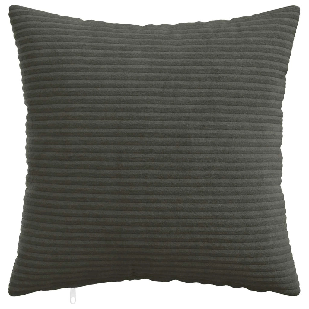 Federa 2 pcs HEERLEN Antracite 45 x 45 cm corduroy 910405