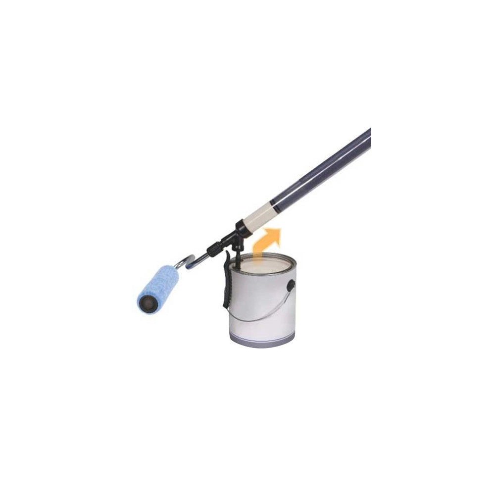 Trade Shop - Paint Roller Rullo Da Pittura Asta Telescopica 23 Cm Per Pareti Stanza No Gocce -