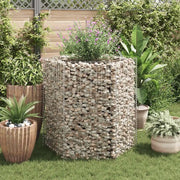 Gabbione Letto Rialzato da Giardino Esagonale 100x90x100 cm