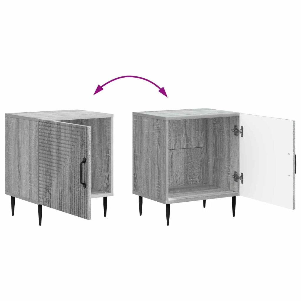 Armadio da Notte Grigio Sonoma 43 x 34,5 x 50 cm 894807