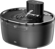 Draadloso 3,2L Bebendoletto per Gatti, Bebendoletto per Gatti con Sensore di Movimento, Funzionante con Batterie, 5000mAh, Pomp d'Acqua Silenziosa, Bacetto in Acciaio Inossidabile per Gatti