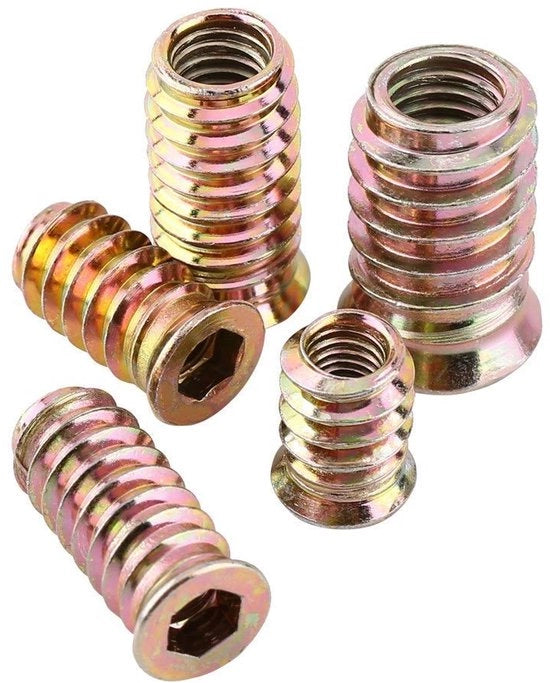 Viti a sezione a 5 punte in acciaio carbonio zincato a 20 pezzi - M8 x 25 mm