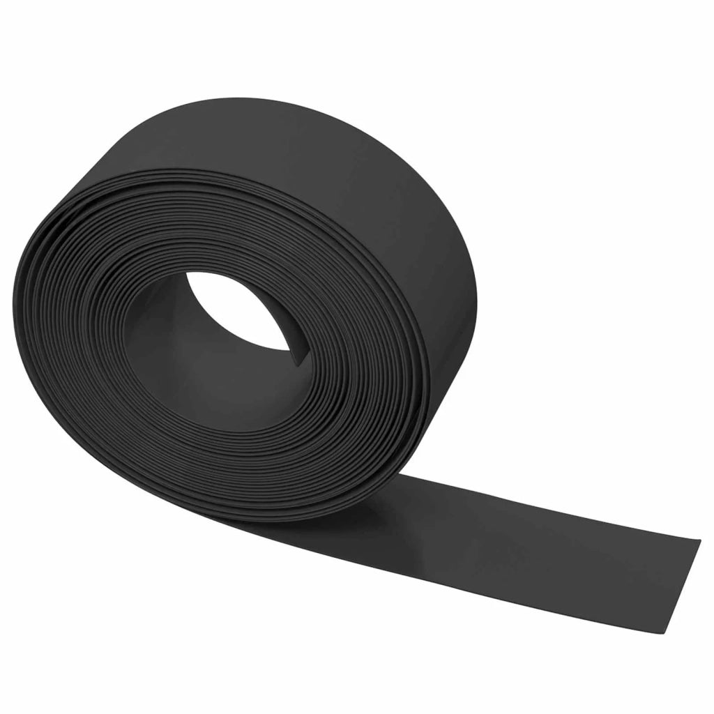 Bordatura per giardino 25 m 20 cm PE Nero 42036852