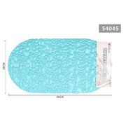 Trade Shop - Tappeto Tappetino Doccia Vasca Antiscivolo Bagno Arredo Azzurro 38 X 68 Cm 54045 -
