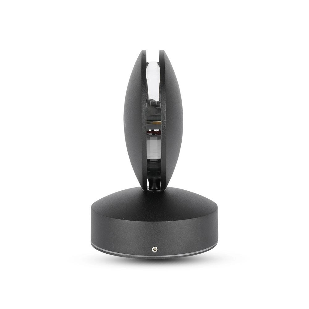Applique esterna V-TAC VT-707 7W 4000K nera IP65