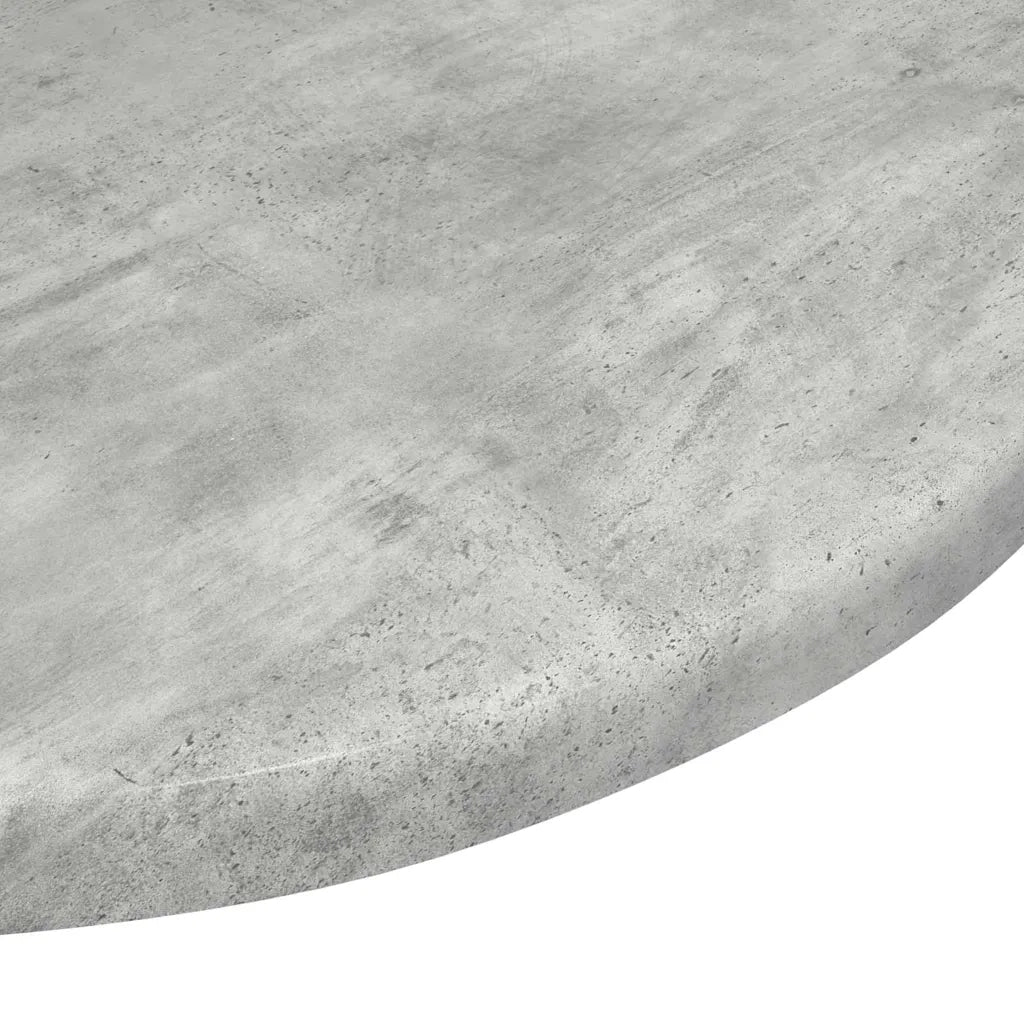 Piano del tavolo Grigio cemento Ø 40 x 1,5 cm Legno multistrato 880384
