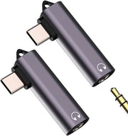Adattatore USB-C a 3,5 mm per cuffie (2 pezzi)