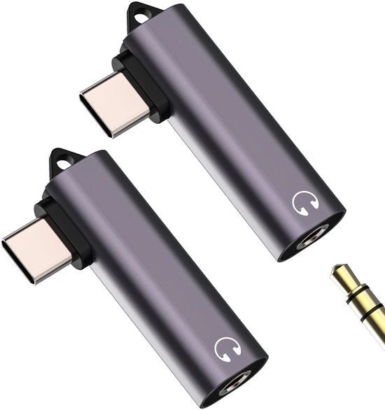 Adattatore USB-C a 3,5 mm per cuffie (2 pezzi)