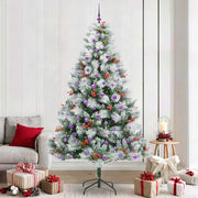Albero di Natale artificiale Verde e bianco 240 cm 3395203
