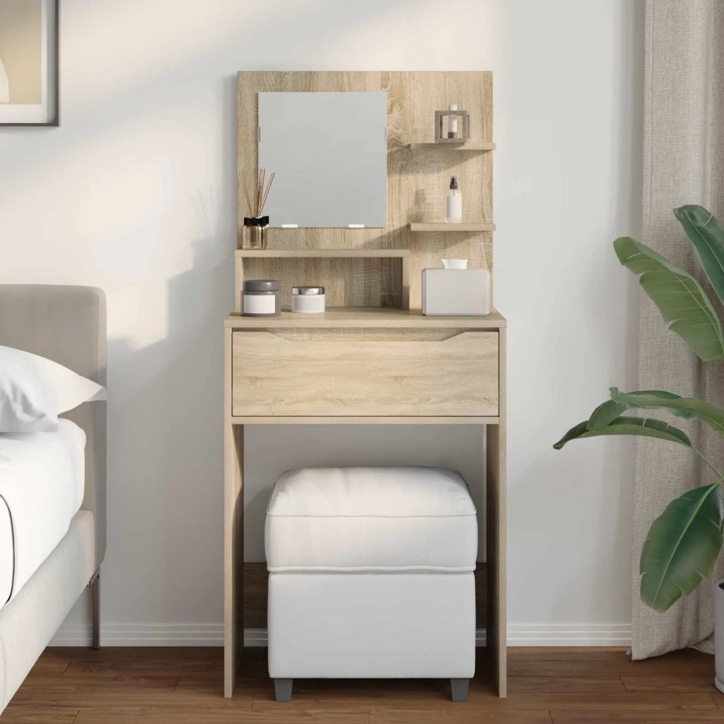 Tavoli da Trucco per Camera da Letto con cassetto Rovere Sonoma 888999