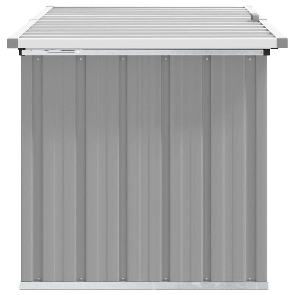 Baule da Giardino Grigio 129x67x65 cm 46262
