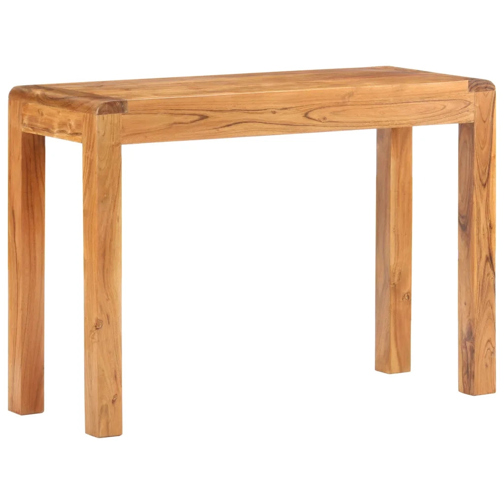 Tavolo Consolle 110x40x76 cm Massello Acacia Finitura Ambra 289629