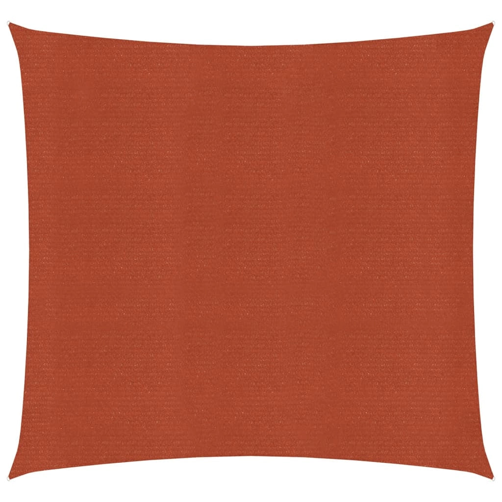 Vela ombreggiante 160 g/m² terracotta 7 x 7 m HDPE 02_0009358
