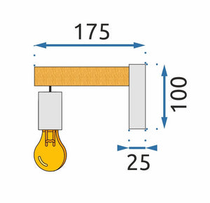 Lampada APP972-1W Line