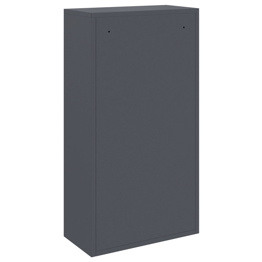 Cassetta per Pacchi Antracite 44x22x82 cm Acciaio
