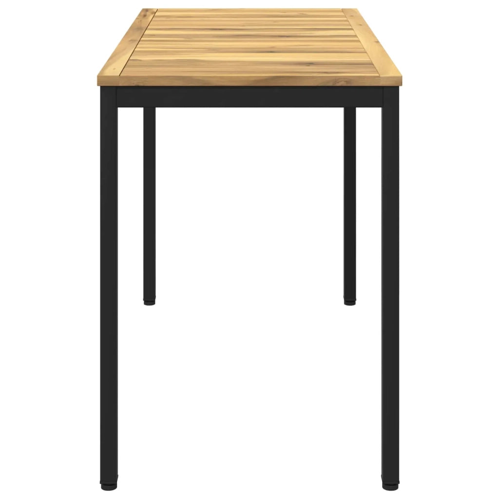 Tavolo da cena da giardino Bianco e Nero 108,5 x 55 x 75 cm 901760