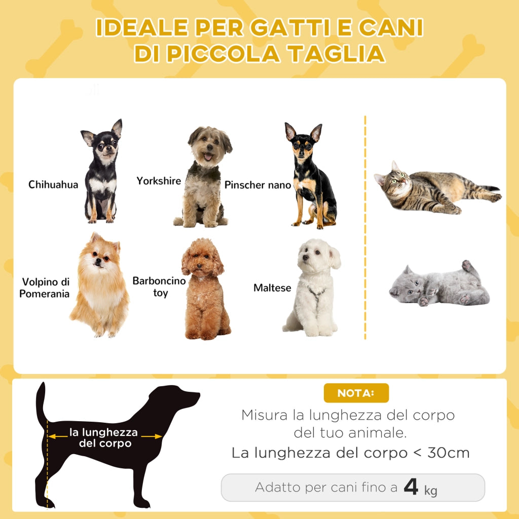 Cuccia per Cani e Gatti in Truciolato con Cuscino ¨C Zephmum ¨C ?48x24.5 cm