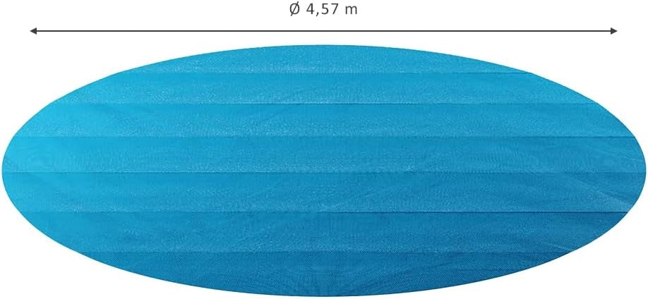 ok-living Telo Termico Piscina, Blu, 457 cm, per ridurre l’evaporazione e la dispersione di Calore