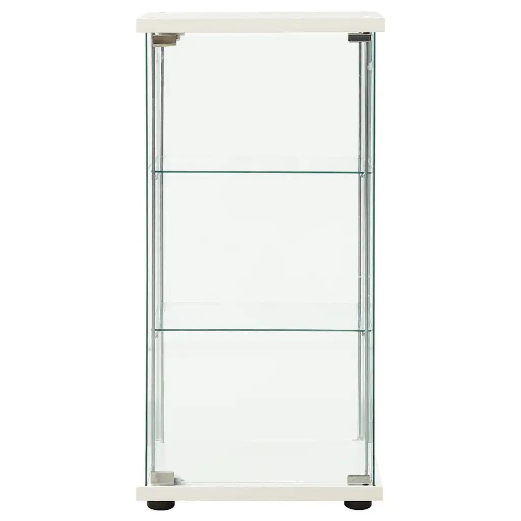 Armadietto Portaoggetti in Vetro Temperato Bianco cod mxl 50475