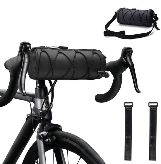 Borsa per Manubrio - Multifunzione - 4-in-1 - Nero - Idrogrado - Per Bicicletta - 2,4L