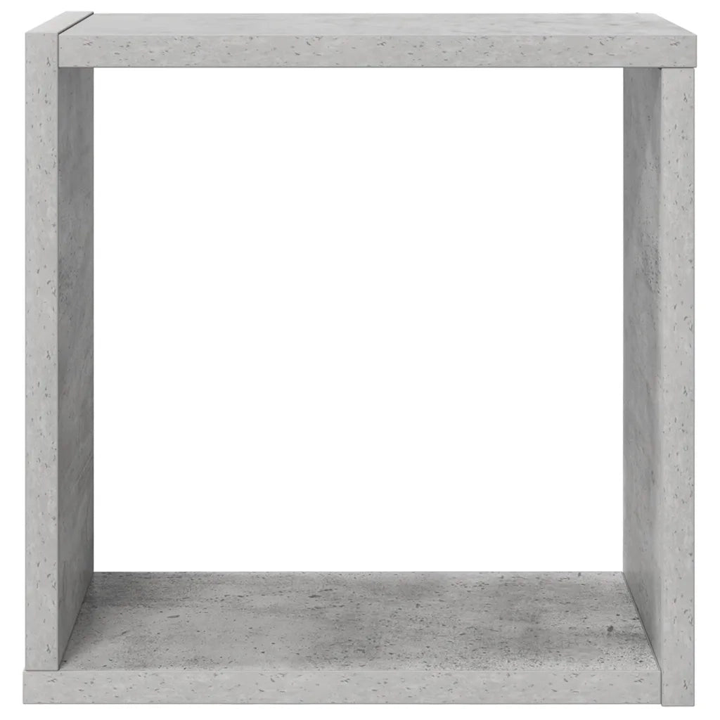 Mensole Parete a Cubo 4 pz Grigio Cemento 30x15x30 cm 807011