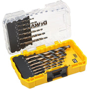 Dewalt black & gold set di 23 punte hss per metallo