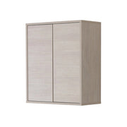 Pensile Bagno 2 Ante Mobile Rovere Chiaro Feridras