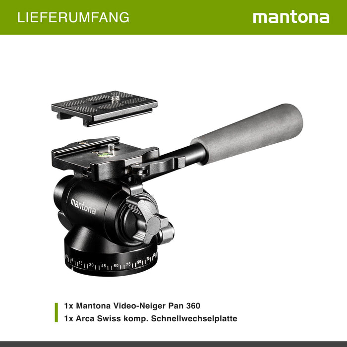 Mantona Pan 360 video panhead