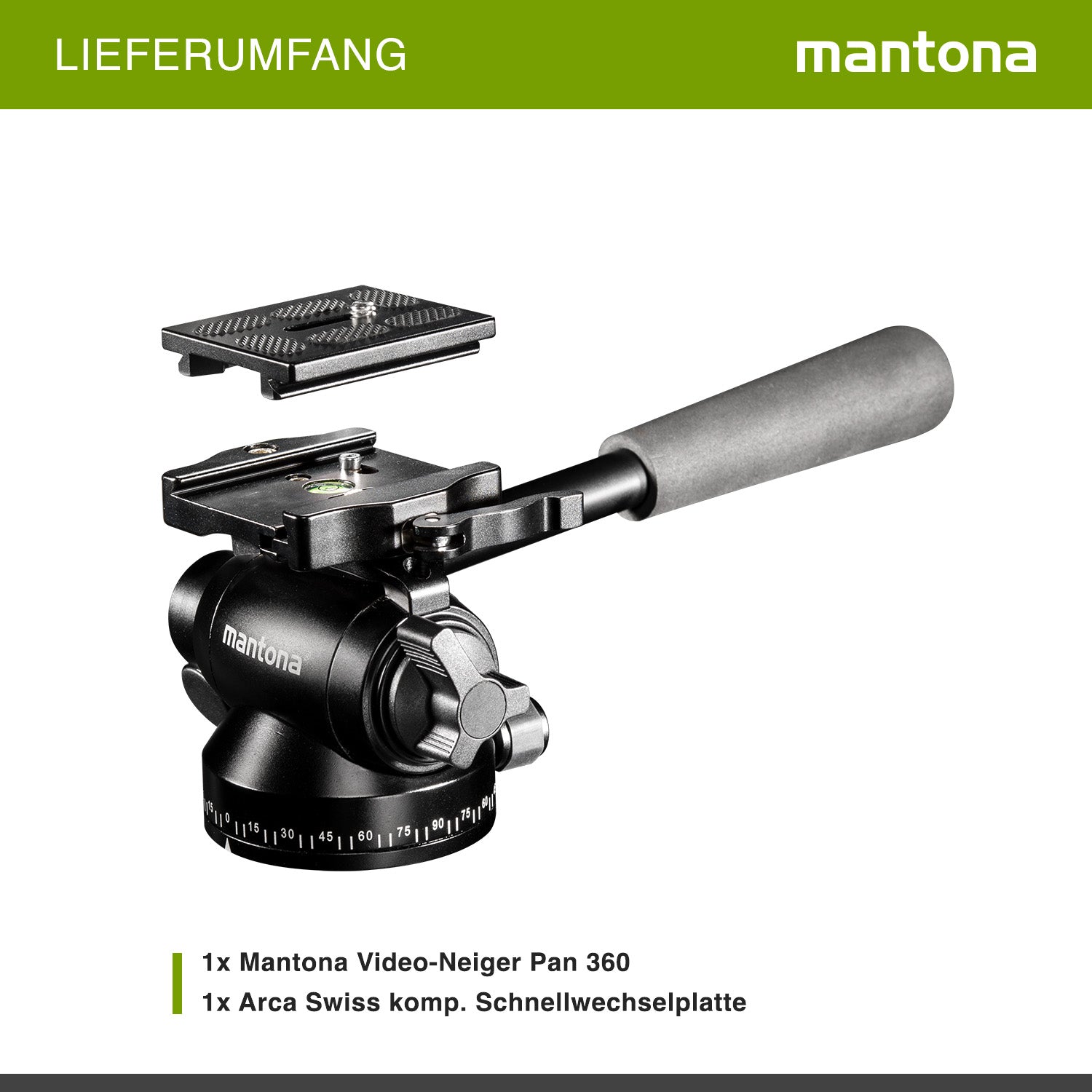Mantona Pan 360 video panhead