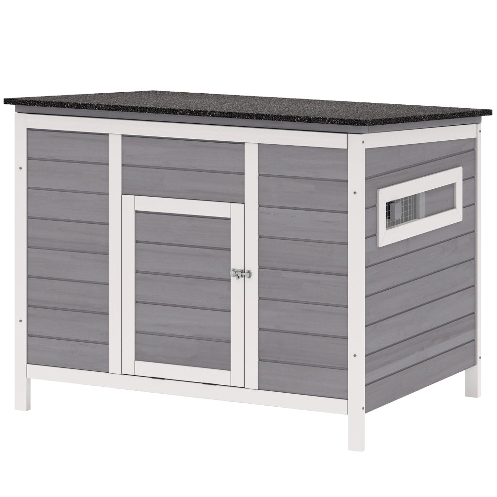 Casetta per Anatre Legno con Tetto Apribile ¨C zephmum ¨C 93x70x72 cm Multicolore