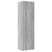 Buffet credenza cassettiera armadio mobile contenitore organizer cucina soggiorno salotto rovere Sonoma alto 50 x 42,5 x 185 cm legno ingegnerizzato grigio 02_0035374