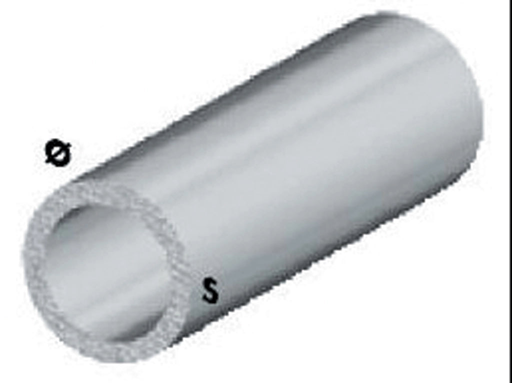 PROFILO ARGENTO H.200 CM TUBO TONDO 12X1 MM*- ARCANSAS- 5,0 pz