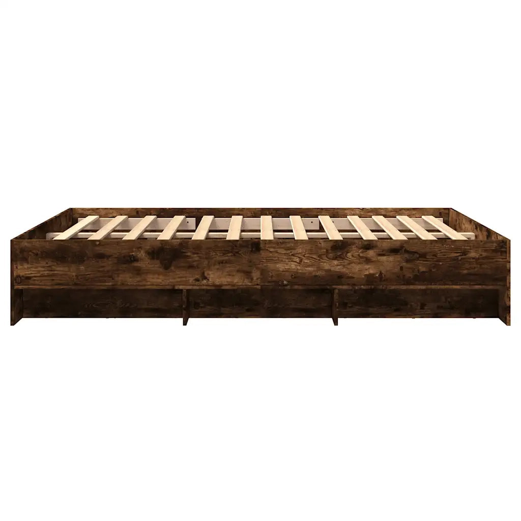 Giroletto senza Materasso Rovere Fumo 150x200 cm in Truciolato