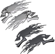 Kit di protezione per motori - 3D Sticker - Set di 4 pezzi - PVC - Protezione contro graffi e abrasioni - Disegno vela/scheda di carbone - Adesivo acqua resistente