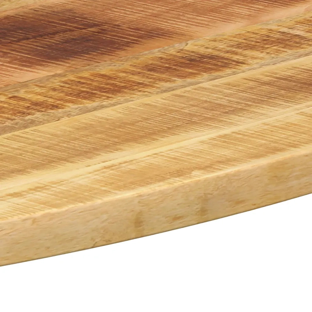 Piano Tavolo 90x40x2,5 cm Ovale in Legno Massello di Mango 370819