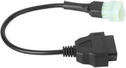 Adattatore Cavo 6 Pin a 16 Pin OBD2 per Diagnosi e Rilevamento Problemi Motori - Adatto per Motocicli