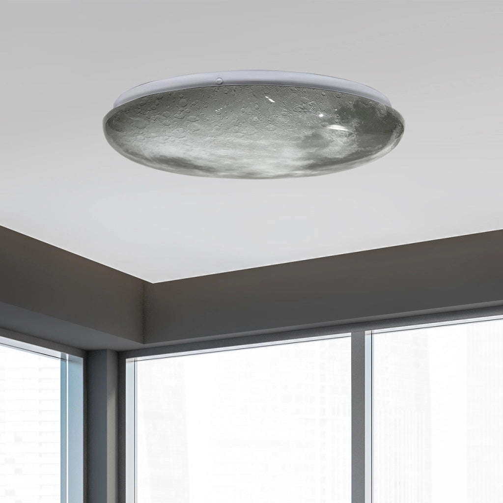 Plafoniera Luna grigia tonda Ø38 LED 24W 4000K Light Prestige