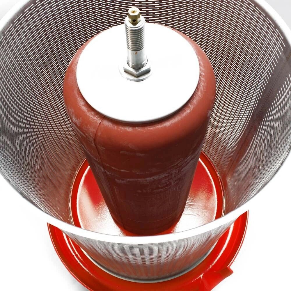 Pressa idraulica da 40 litri 3 bar acciaio inox pressa per frutta pressa per vino pressa per mosto 16_0000560