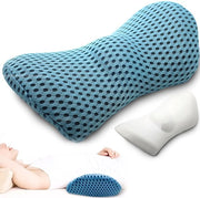 Cuscino dorsale ortopedico - 46 x 13 x 23 cm - Schiuma espansa - Cuscino di supporto - Materiale respirabile - Utilizzo universale